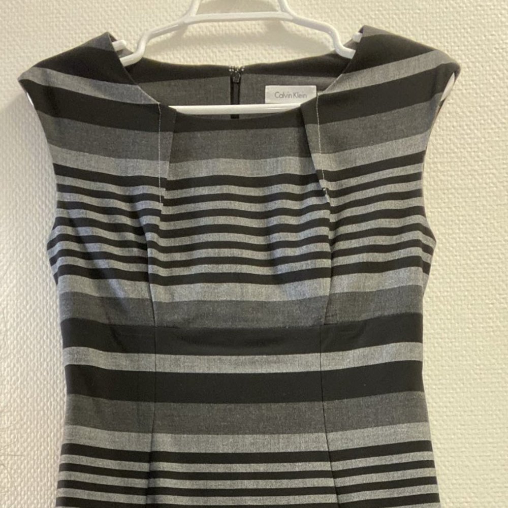Calvin Klein Striped Sheath Dress